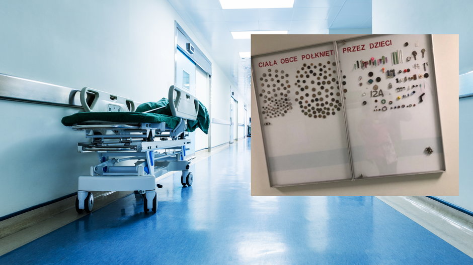 Pokazała tablicę informacyjną w szpitalu