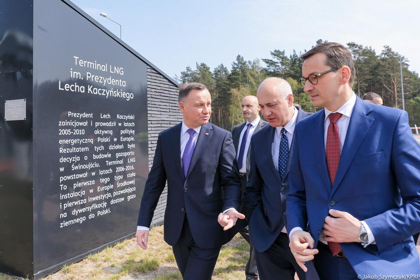 Andrzej Duda, Joachim Brudziński i Mateusz Morawiecki