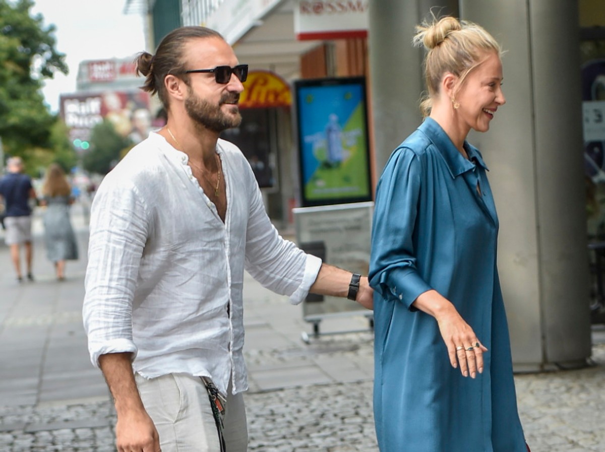 Katarzyna Warnke i Piotr Stramowski