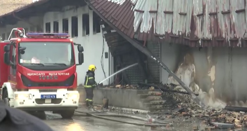 Gašenje požara u Novom Sadu