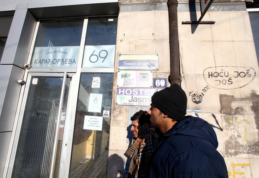 Zgrada u Karađorđevoj 69 sa četiri hostela