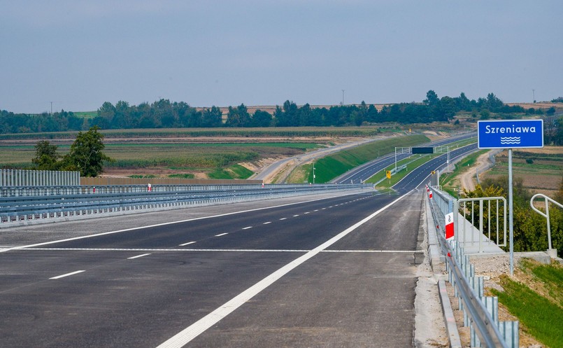 Droga ekspresowa S7 na odcinku od węzła Szczepanowice do węzła Widoma