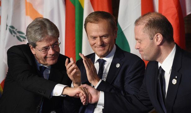 Paolo Gentiloni, Donald Tusk, Joseph Muscat