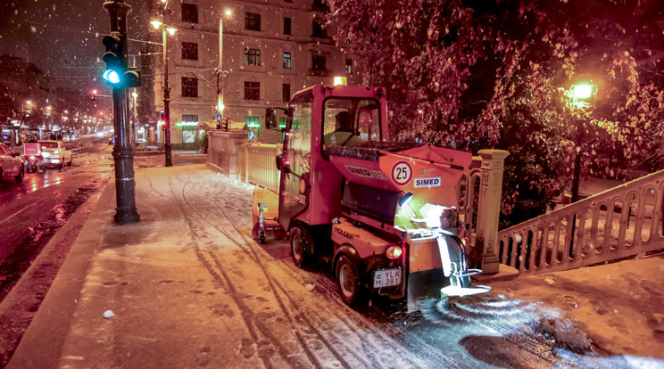 Jöhet ónos eső is, már másodfokúra növelték a figyelmeztetés szintjét Fotó: Budapesti Közművek