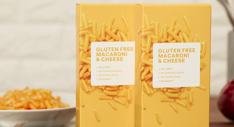 Many of Brandless' food items are gluten-free and organic.