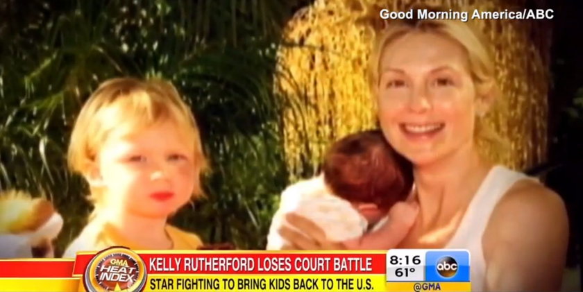 Kelly Rutherford odebrali dzieci