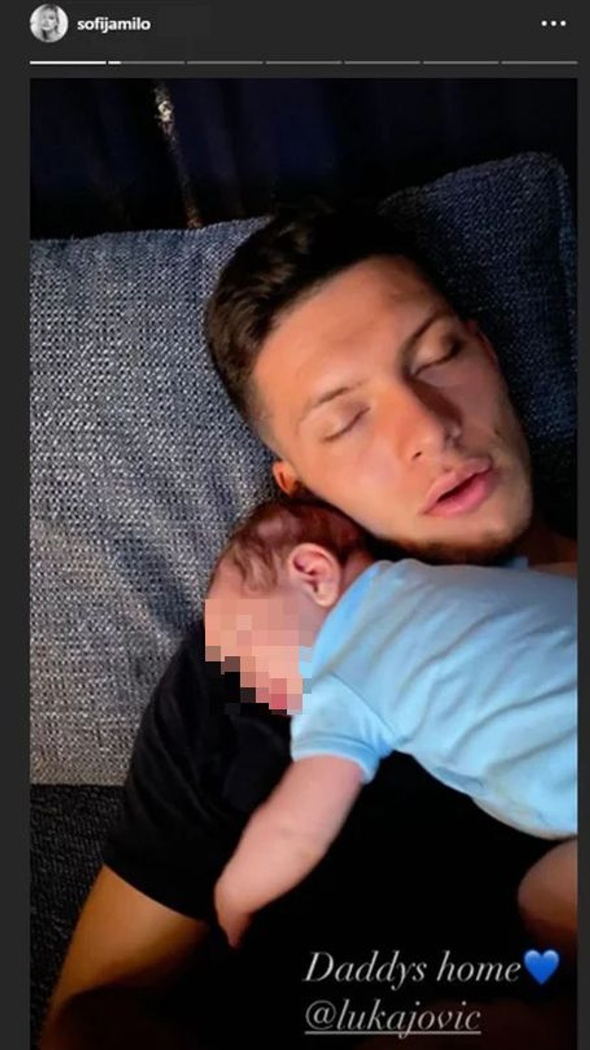 Sofija Milošević, Luka spava sa sinom