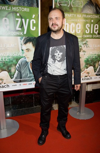 Arkadiusz Jakubik na premierze 'Chce się żyć'
