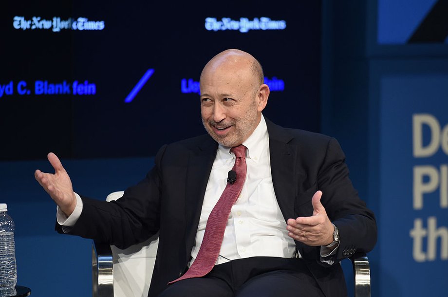 Prezes Goldmana Lloyd Blankfein