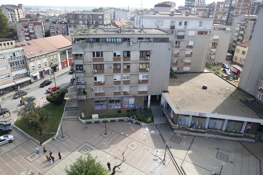 Zgrada u kojoj se eksplozija dogodila 