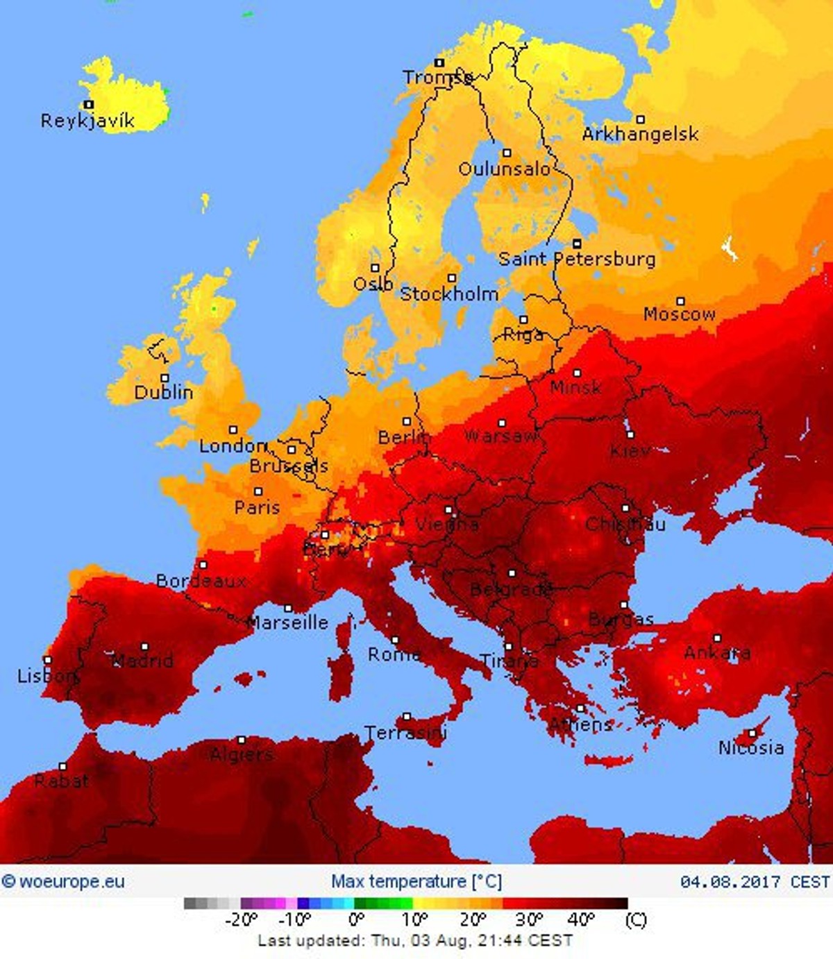 Fala upałów przechodzi nad Europą, źródło: Wysokie Napięcie