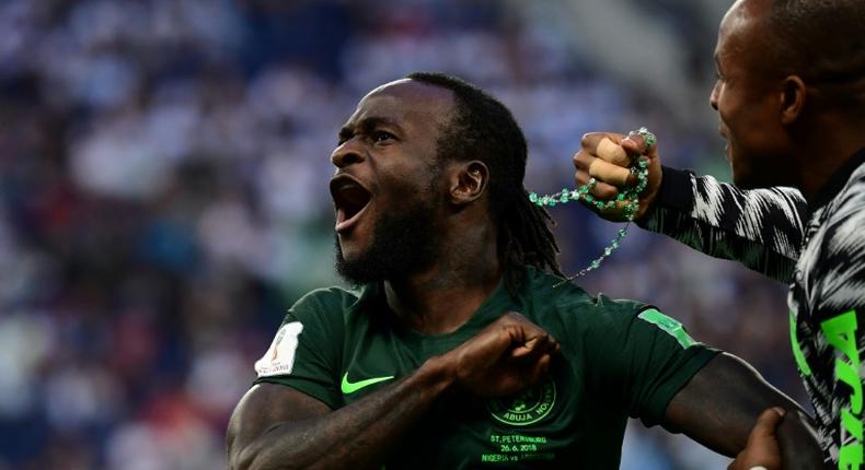 Victor Moses represented Nigeria at the 2018 World Cup