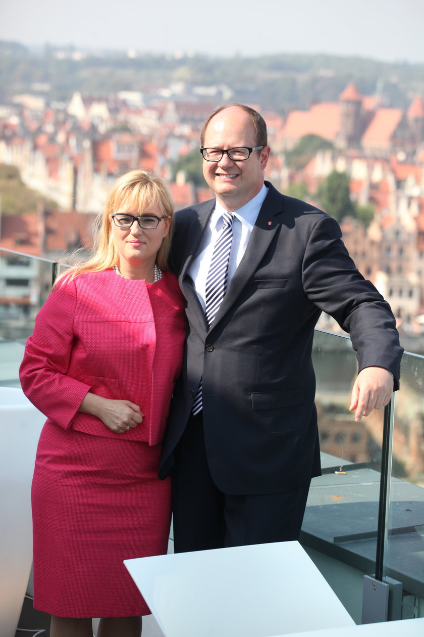 Prezydent Paweł Adamowicz (49 l.) z żoną