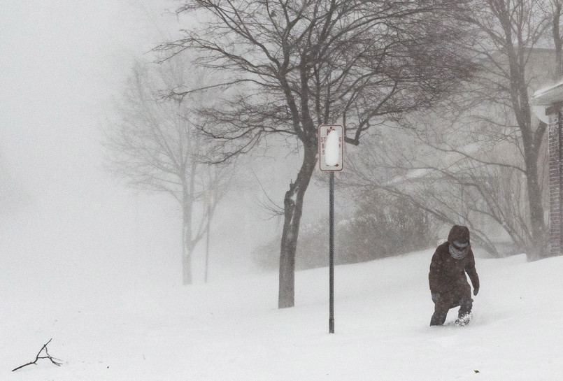 Winter Storm in Buffalo, New York