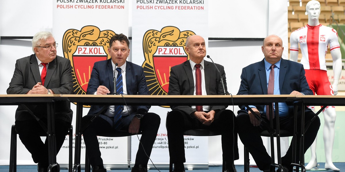 Konferencja prasowa Polskiego Zwiazku Kolarskiego