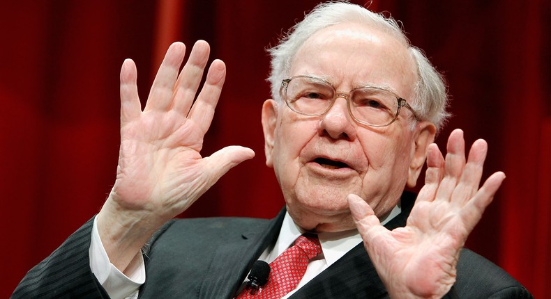 Warren Buffett speaks onstage during Fortune's Most Powerful Women Summit at the Mandarin Oriental Hotel on October 13, 2015 in Washington, DC.Paul Morigi/Getty Images