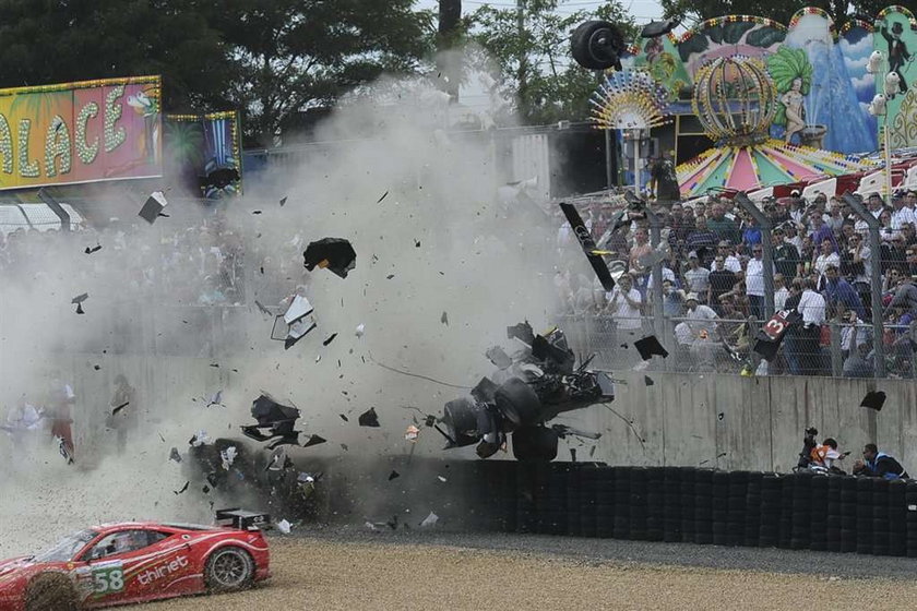 Dramatyczny wypadek w Le Mans