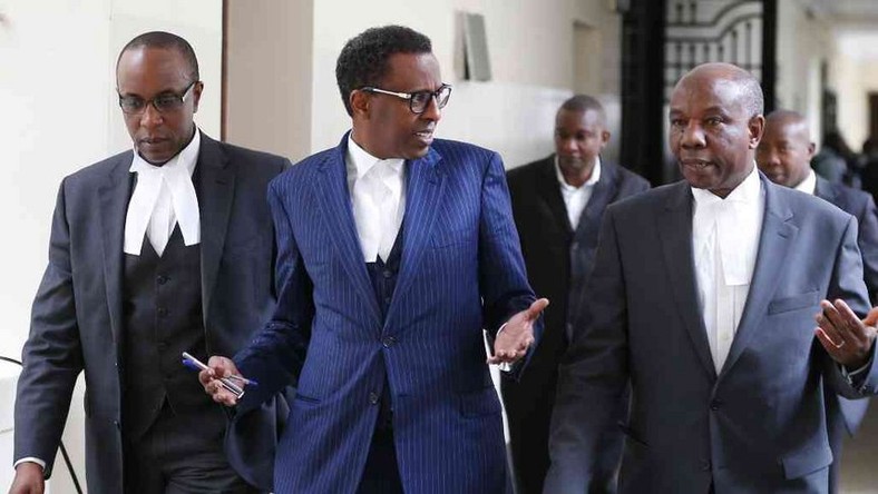 Lawyers Ahmednasir Abdullahi and Fred Ngatia. Ahmednasirâs message after Uhuru mocked CJ Maraga