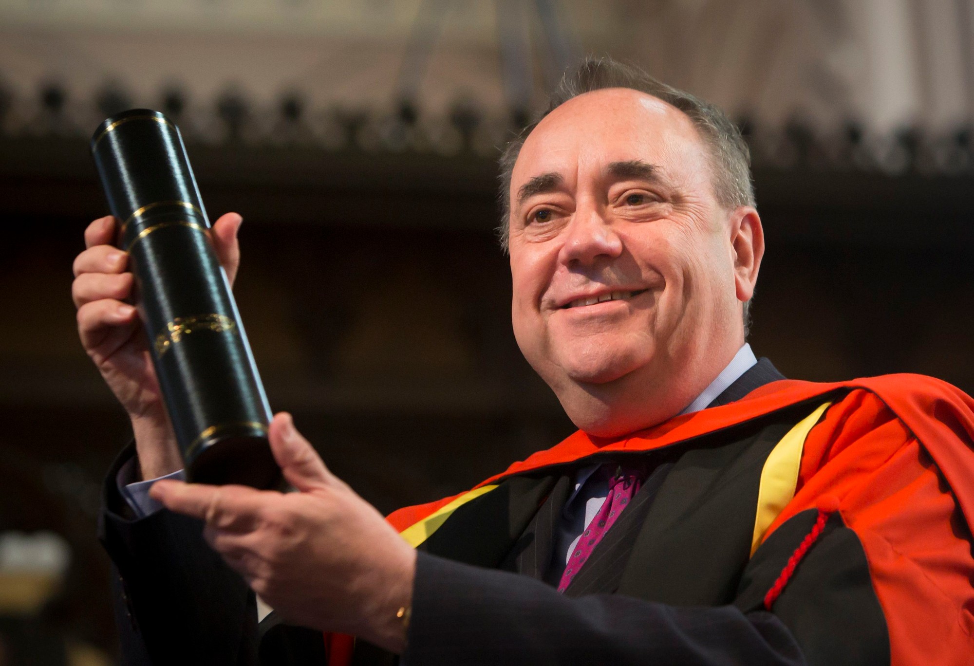 Bývalý škótsky premiér Alex Salmond.
