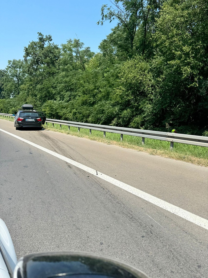 Nesreća na autoputu u Beogradu