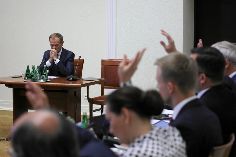 Donald Tusk przed komisją śledczą do spraw VAT (17.06.2019)