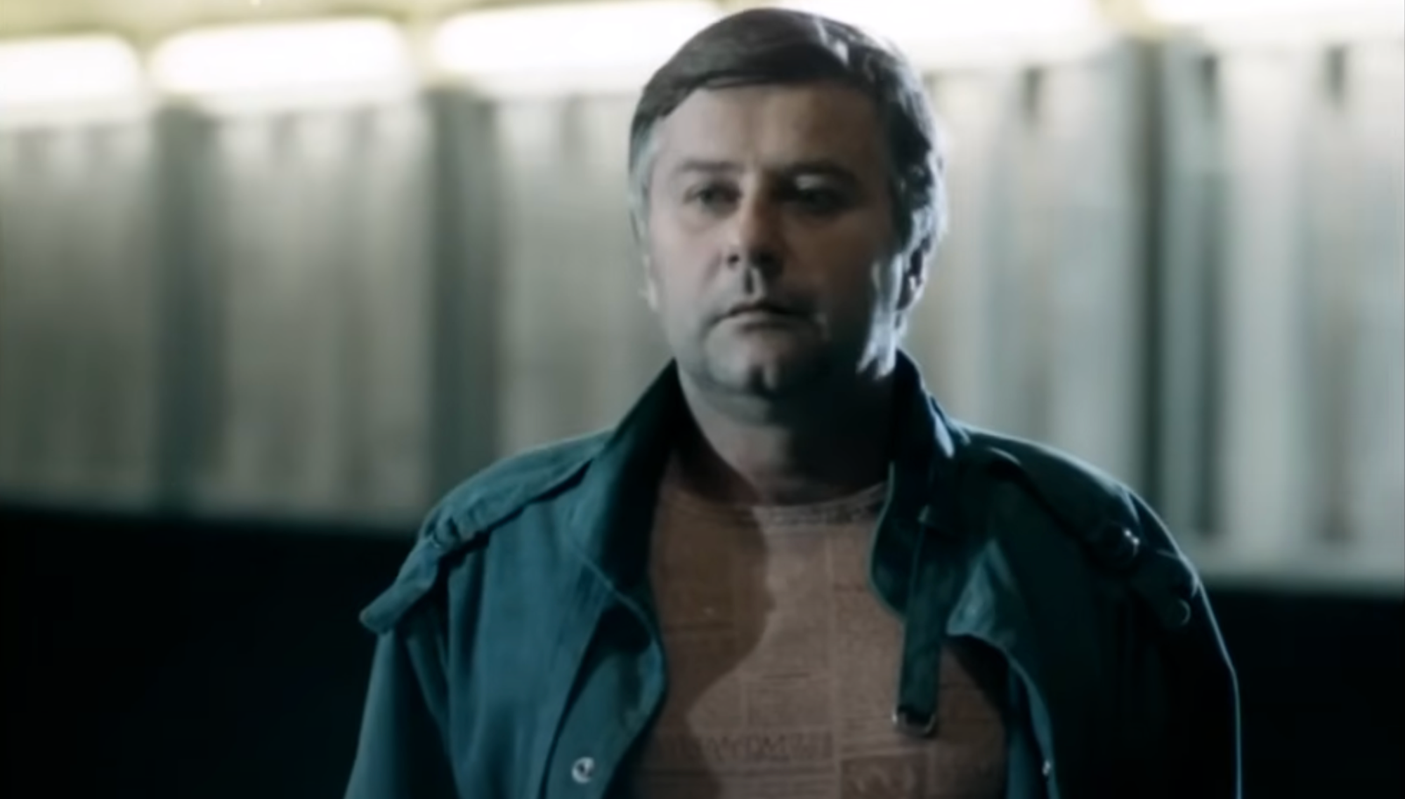 Český herec Ladislav Potměšil vo filme Discopříběh.