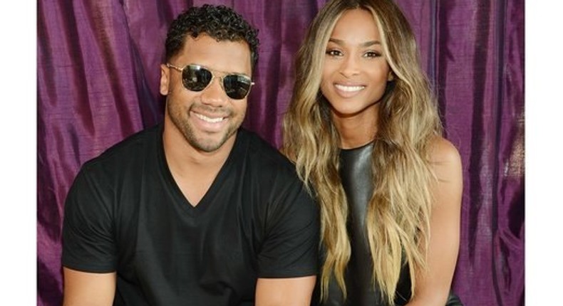 Ciara and Russell Wilson