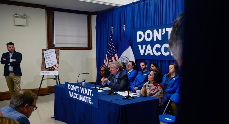 New York City is requiring vaccinations against measles, can officials do that?