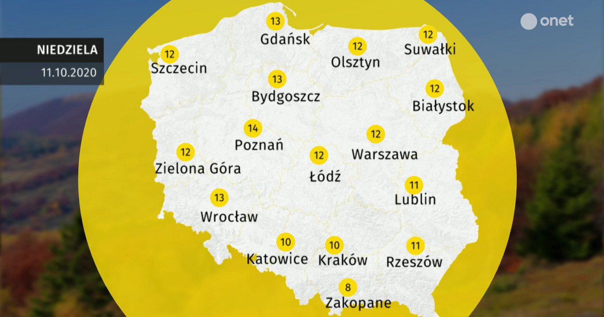 Jaka Pogoda Na Weekend Sprawdz Prognoze Pogody Dla Polski 10 11 Pazdziernika Wiadomosci