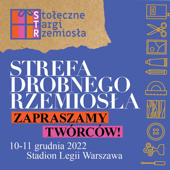 Stołeczne Targi Rzemiosła - są jeszcze ostatnie miejsca dla wystawców