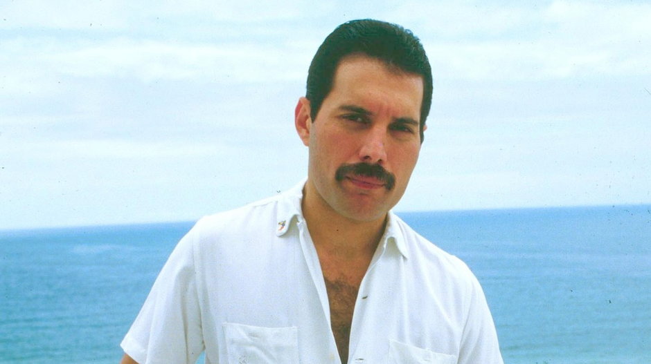 Freddie Mercury w 1985 roku w Rio de Janeiro