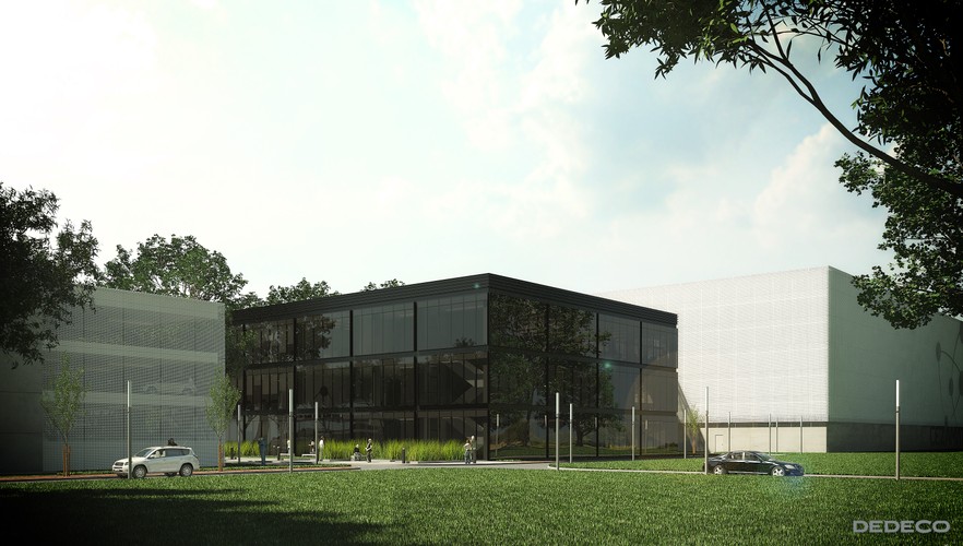 CEZAMET - Wizualizacje laboratoriów przy ul. Poleczki - kompleks budynków