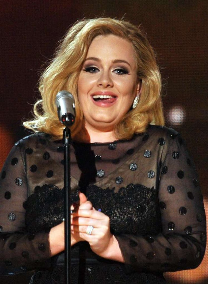 Wygłupy Adele na rozdaniu nagród Grammy