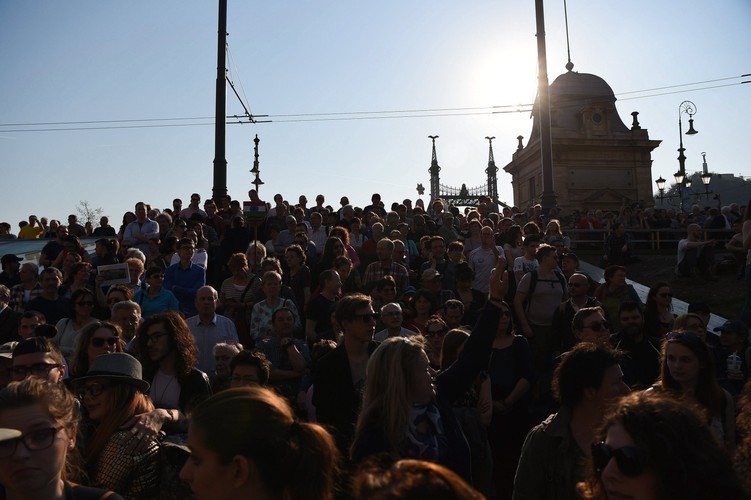 Budapeszt manifestacja