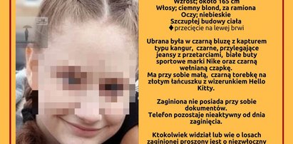 Sandra poszła do koleżanki i zniknęła. Nie było jej 5 dni. Szczęśliwy finał poszukiwań 14-latki