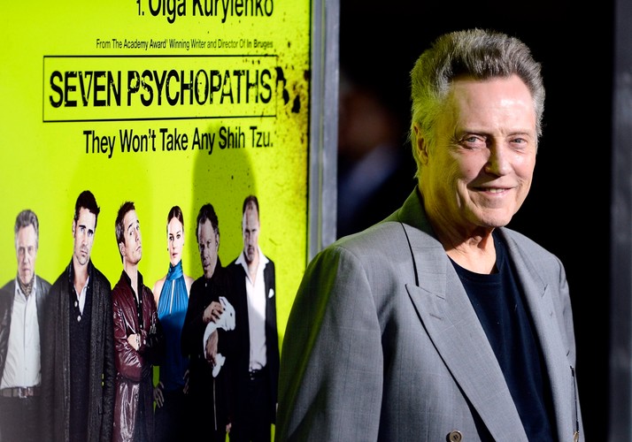 Christopher Walken na premierze 'Siedmiu psychopatów'