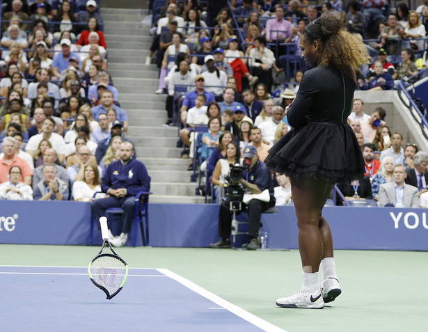 Serena Williams musi zapłacić grzywnę. To kara za naganne zachowanie w trakcie finału US Open