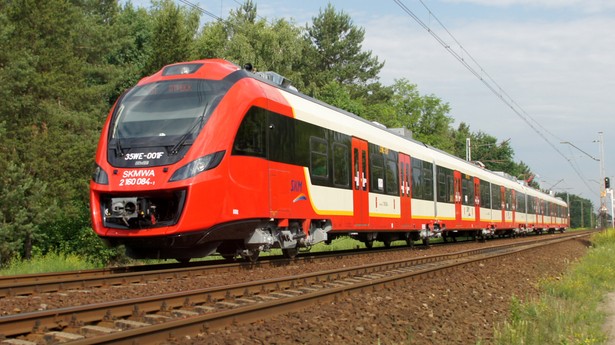 Pociąg Impuls EZT 35WE - SKM Warszawa, autor: Mateusz Włodarczyk, CC 3.0.