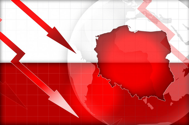 Polska gospodarka w dołku, ekonomiści obniżają prognozy wzrostu