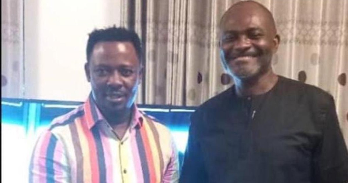 Nigel Gaisie preaches peace as he surprisingly visits Kennedy Agyapong at home (PHOTOS) - Vimarsana News
