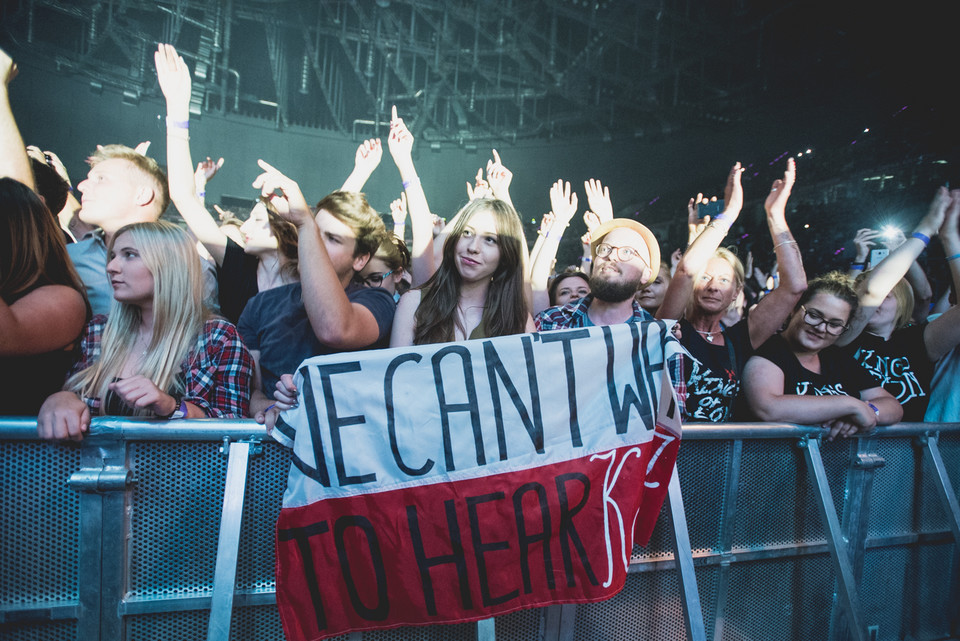 Koncert Kings Of Leon w Tauron Arena Kraków: publiczność