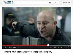 Gangster kupujący podpaski hitem Internetu