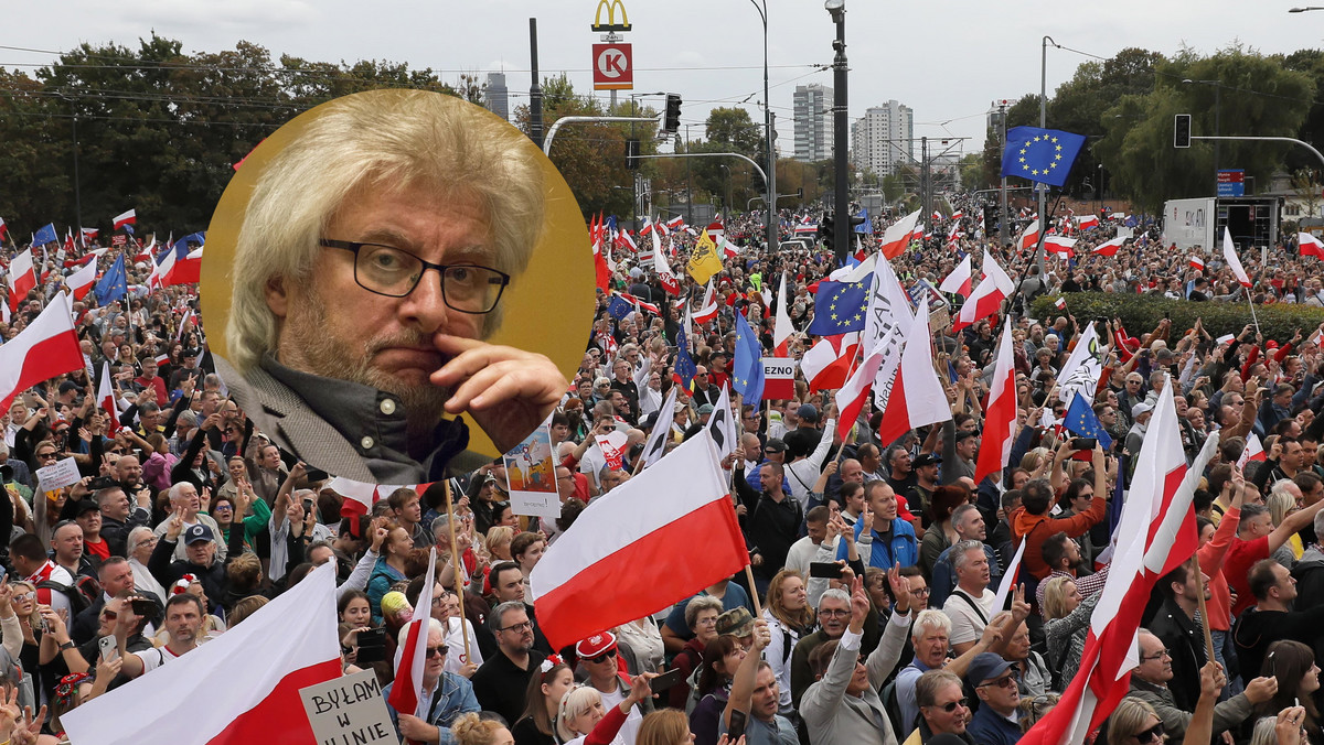 Prof. Markowski: byłem na marszu, bo naszym krajem rządzą złoczyńcy