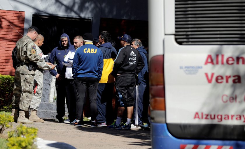 Do aż 237 zatrzymań fanatyków Boca Juniors doszło w trakcie ich wyjazdu do Asuncion