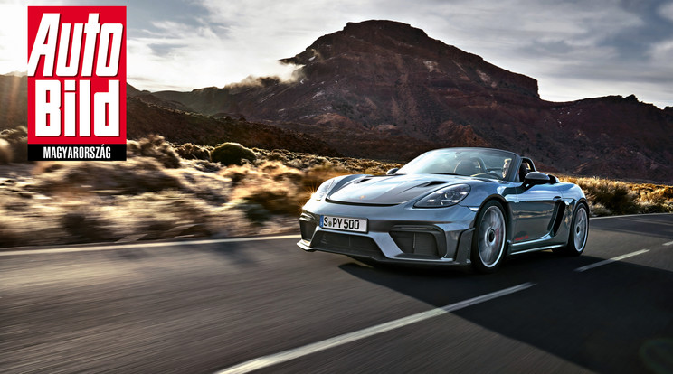 A Porsche ezzel az autóval állít örök emléket a belsőégésű motorok dicsőségének / Fotó: AutoBild
