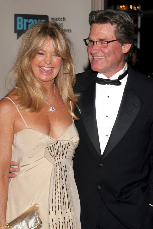 Goldie Hawn i Kurt Russell w 2015 roku