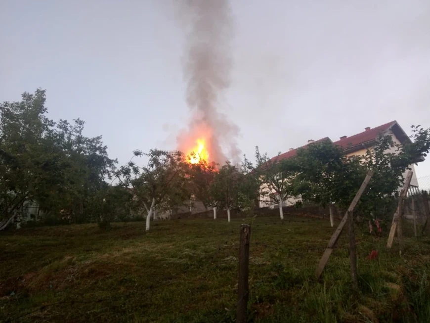 Požar u kuću žene Sinana Sakića