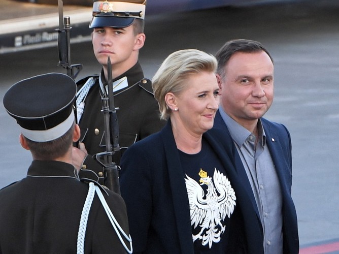 Agata Kornhasuer-Duda i Andrzej Duda