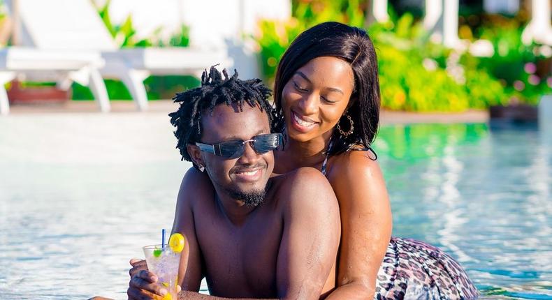 Singer Bahati and Diana Marua