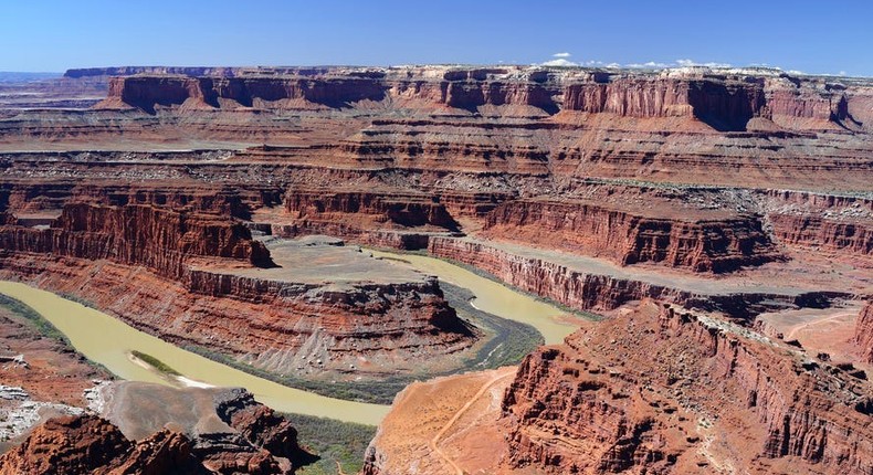 Dead Horse Point State Park in Utah looks like the Grand Canyon.